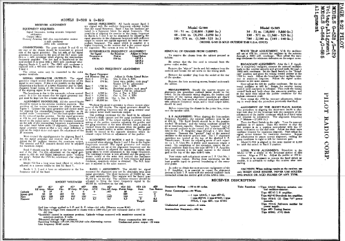 G-584 ; Pilot Electric Mfg. (ID = 212336) Radio