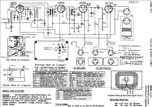 H-11 ; Pilot Electric Mfg. (ID = 600917) Radio