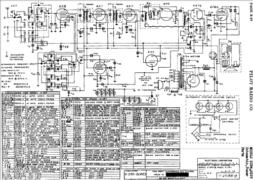 H-597 ; Pilot Electric Mfg. (ID = 600538) Radio