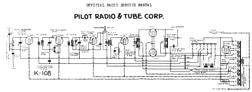 K-108 ; Pilot Electric Mfg. (ID = 3039306) Radio