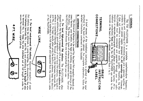 Pilotuner T-601A; Pilot Electric Mfg. (ID = 284051) Radio