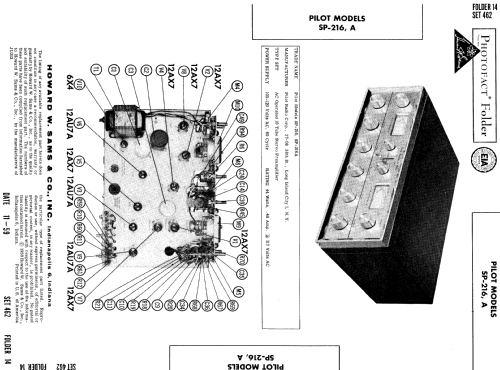SP-216 ; Pilot Electric Mfg. (ID = 614286) Ampl/Mixer