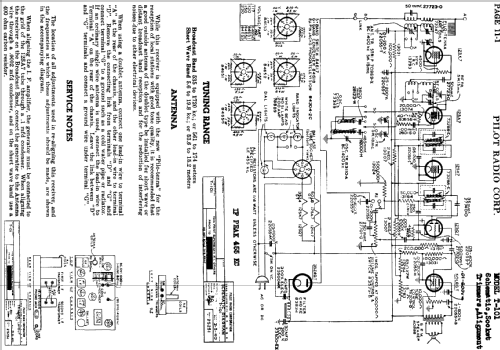 T-101 ; Pilot Electric Mfg. (ID = 602009) Radio