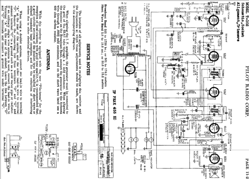 T-102 ; Pilot Electric Mfg. (ID = 602010) Radio