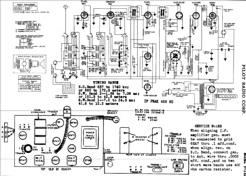 T-132 ; Pilot Electric Mfg. (ID = 348825) Radio