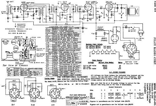 TH-150 Ch= H-150; Pilot Electric Mfg. (ID = 600947) Radio