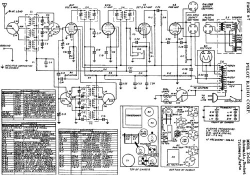 X-105 ; Pilot Electric Mfg. (ID = 599160) Radio