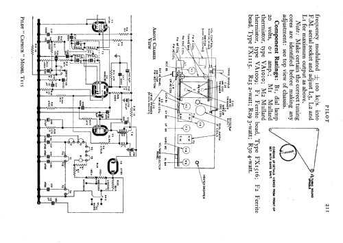 Caprice T115; Pilot Radio Ltd.; (ID = 576659) Radio