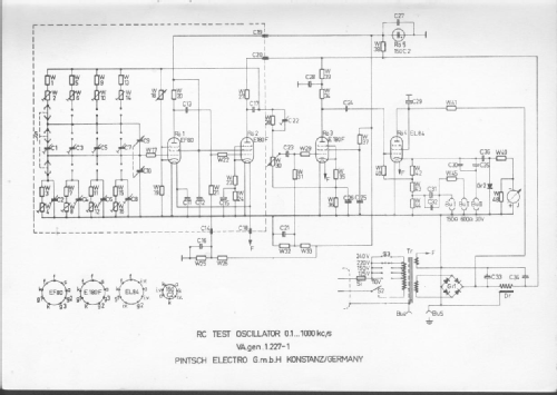 RC Test Generator VA. gen. 237-1; Pintsch-Electro GmbH (ID = 1048414) Equipment