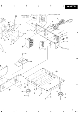 Stereo Integrated Amplifier A-676; Pioneer Corporation; (ID = 2755485) Ampl/Mixer