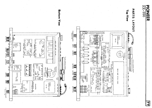 Stereo Receiver SX-990; Pioneer Corporation; (ID = 2578148) Radio