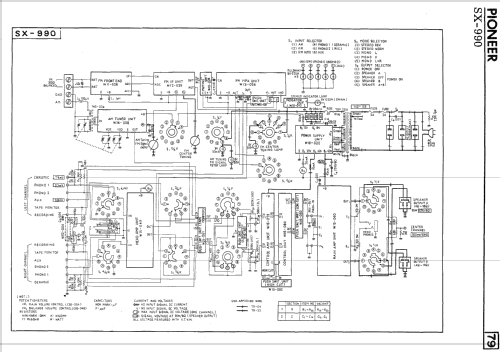 Stereo Receiver SX-990; Pioneer Corporation; (ID = 2578151) Radio