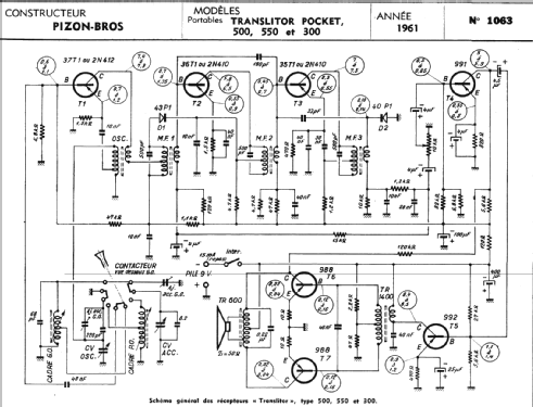 Translitor 550; Pizon Bros JMP; (ID = 288182) Radio