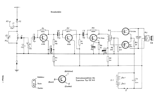 Transistoren-Einkreiser-Radio-Baukasten Saalfeld; Polytronic, VEB; ex. (ID = 2073624) Bausatz