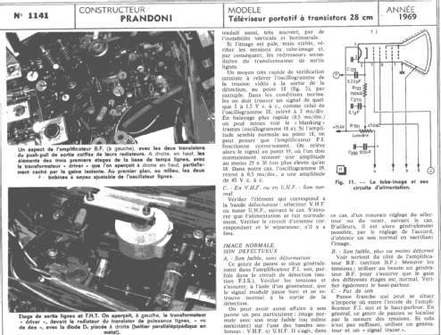 Televiseur portatif ; Prandoni S.p.A., (ID = 291481) Television