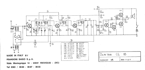 Esera 83; Prandoni S.p.A., (ID = 2336472) Radio