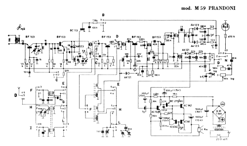 Radio a Transistor M 59; Prandoni S.p.A., (ID = 2947772) Radio