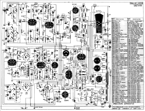 Oscilloscope ES-550B; Precision Apparatus (ID = 661780) Equipment