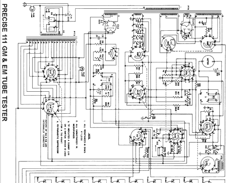 Mutual Conductance and Emission Tube Tester 111K; Precise Development (ID = 474244) Equipment