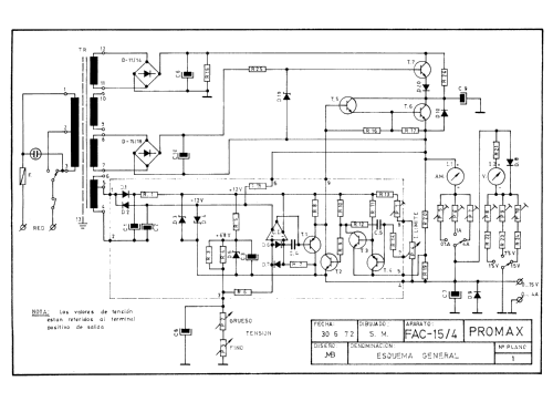 Fuente Alimentación FAC-60/1; Promax; Barcelona (ID = 2432876) Power-S