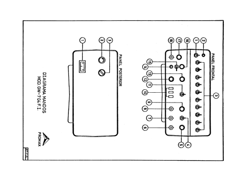 Generador de Barrido GW-704-FI ; Promax; Barcelona (ID = 2304010) Equipment