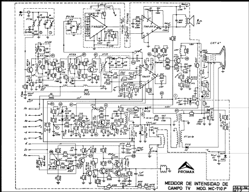 Medidor Intensidad de Campo TV MC-710-P; Promax; Barcelona (ID = 2304230) Equipment