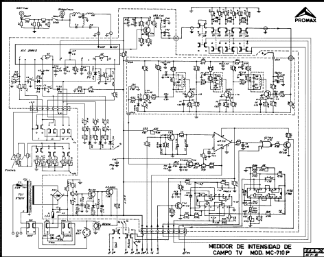 Medidor Intensidad de Campo TV MC-710-P; Promax; Barcelona (ID = 2304232) Equipment