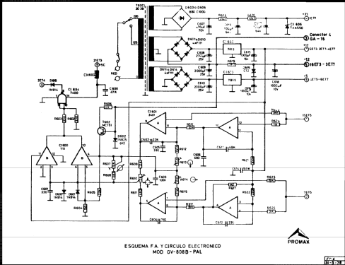 Mira Electrónica GV-808B-PAL; Promax; Barcelona (ID = 760006) Equipment