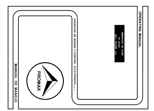 Mira Electrónica GV-808-PAL; Promax; Barcelona (ID = 2394949) Equipment