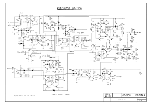 Mira Electrónica MT-2100 ; Promax; Barcelona (ID = 2304317) Equipment