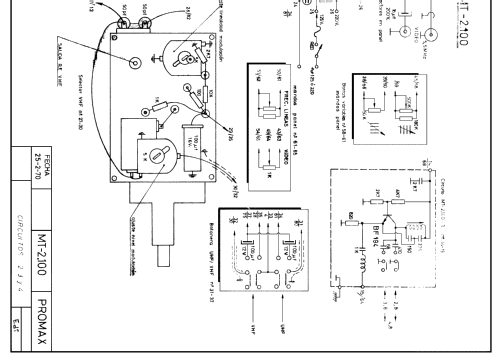 Mira Electrónica MT-2100 ; Promax; Barcelona (ID = 2304319) Equipment