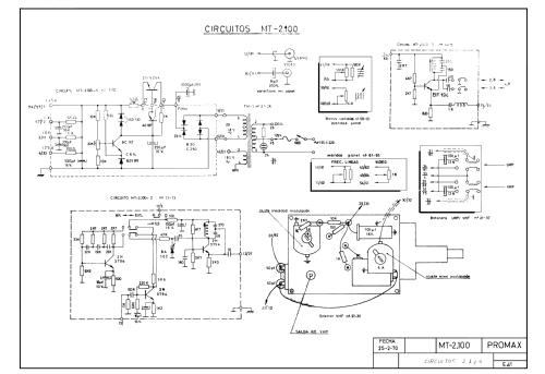 Mira Electrónica MT-2100 ; Promax; Barcelona (ID = 2304320) Equipment