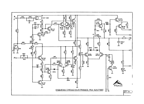 Mira Electrónica PGV-625; Promax; Barcelona (ID = 2269417) Equipment