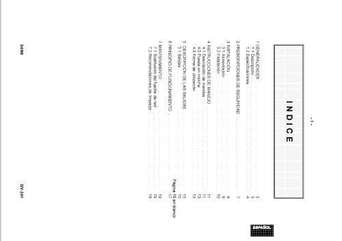 Monitor Pattern Generator GV-241; Promax; Barcelona (ID = 1344908) Equipment