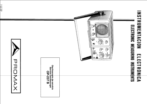 Osciloscopio OP-237-B; Promax; Barcelona (ID = 1354191) Equipment