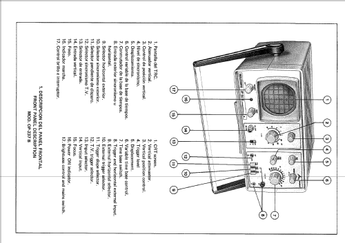 Osciloscopio OP-237-B; Promax; Barcelona (ID = 1354205) Equipment