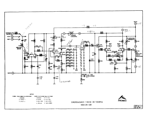 Osciloscopio OR-508; Promax; Barcelona (ID = 1350044) Equipment