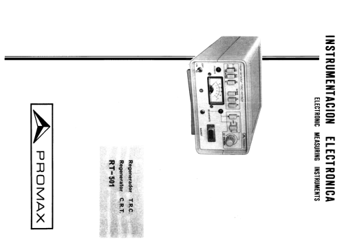 Regenerador TRC / CRT Rejuvenator RT-501; Promax; Barcelona (ID = 2304542) Equipment