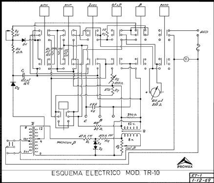 Transistómetro TR-10 ; Promax; Barcelona (ID = 760534) Equipment