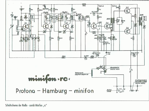 Minifon RC ; Protona, R. Stach; (ID = 51800) Radio