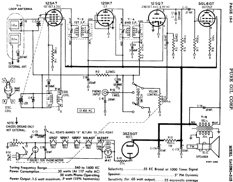 503 Ch= 5A65WG; Pure Oil Corp.; (ID = 429604) Radio