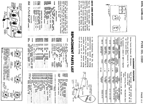 503 Ch= 5A65WG; Pure Oil Corp.; (ID = 429605) Radio