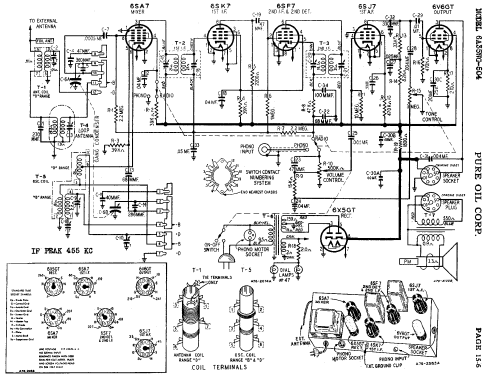 504 Ch= 6A35WG; Pure Oil Corp.; (ID = 429606) Radio