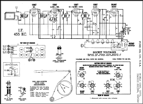 506X Ch= 6D15SW; Pure Oil Corp.; (ID = 356799) Radio