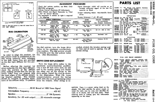 5D25WG-502 ; Pure Oil Corp.; (ID = 429597) Radio