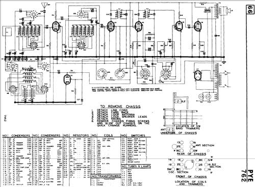 762 ; PYE Canada, Ontario (ID = 774097) Radio