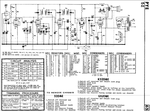 K-52-E ; PYE Canada, Ontario (ID = 774092) Radio