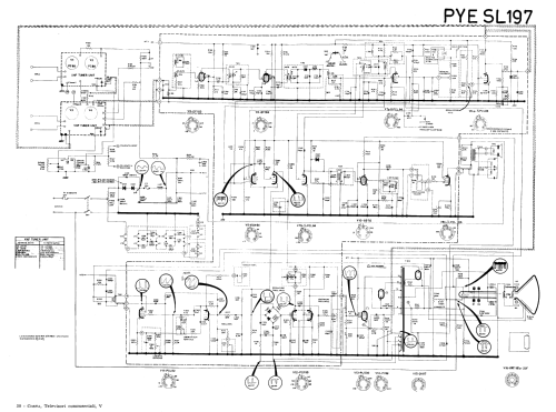 SL197; Pye Electronics; (ID = 2849172) Television