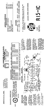 Transistor A6 Ch= R15-1C; Pye Industries Ltd (ID = 2928029) Radio