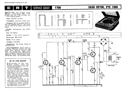 1008; Pye Ltd., Radio (ID = 2305696) R-Player